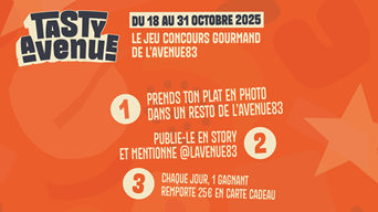 Jeu-concours #TastyAvenue : Shoot , Share , Savoure !